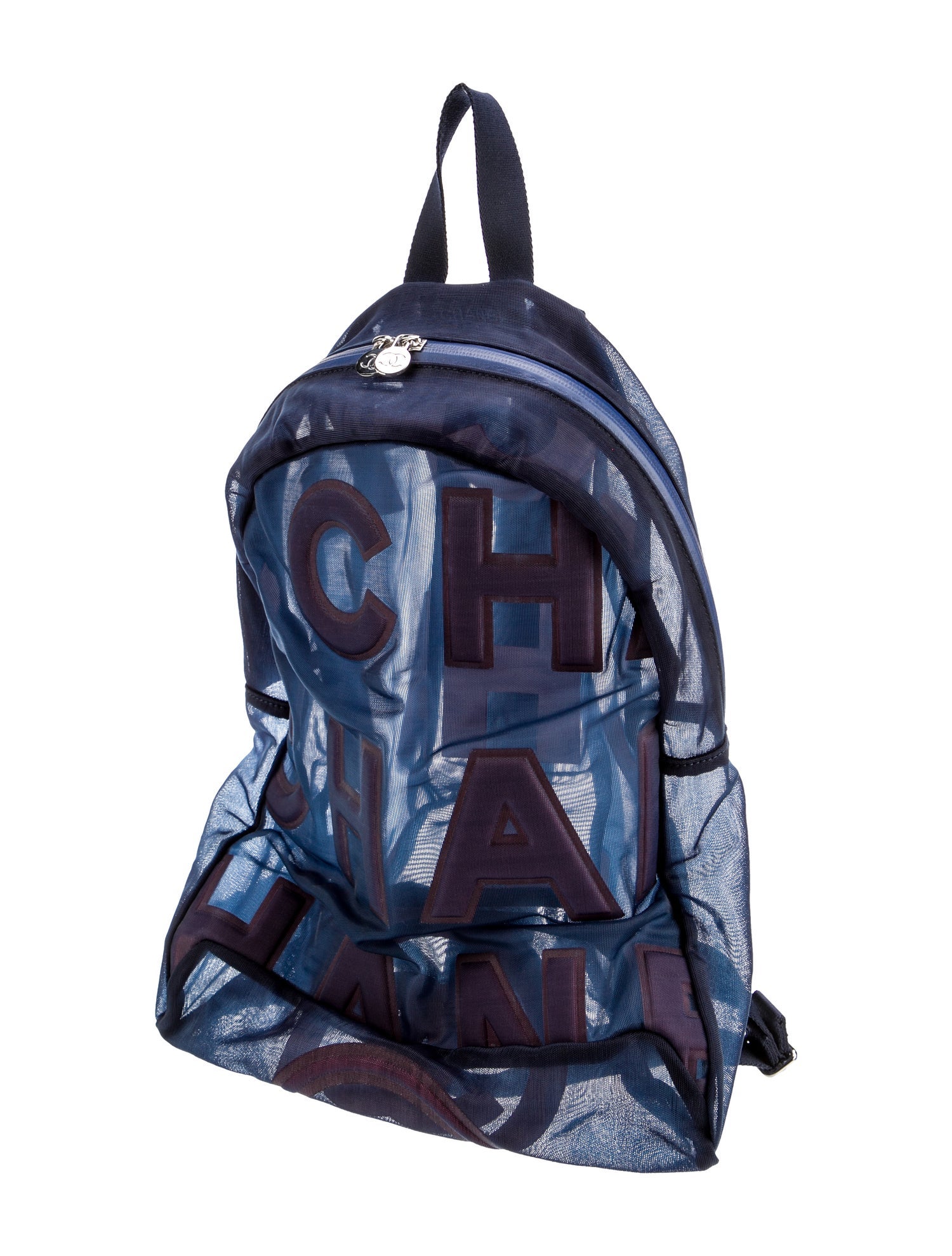 Chanel Mesh Logo Backpack